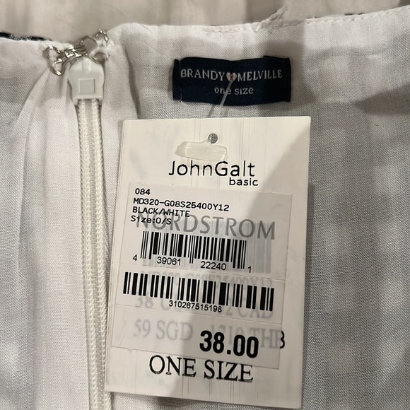 Brandy Melville black and white check mini dress - Picture 4 of 4